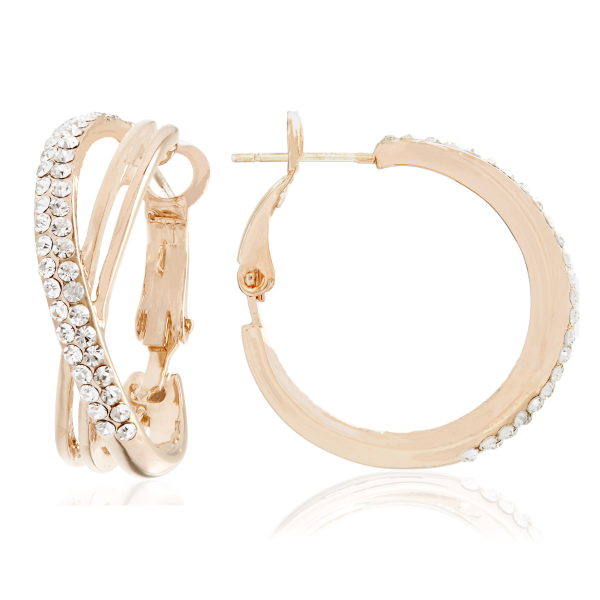 DALA HOOP EARRINGS ROSE